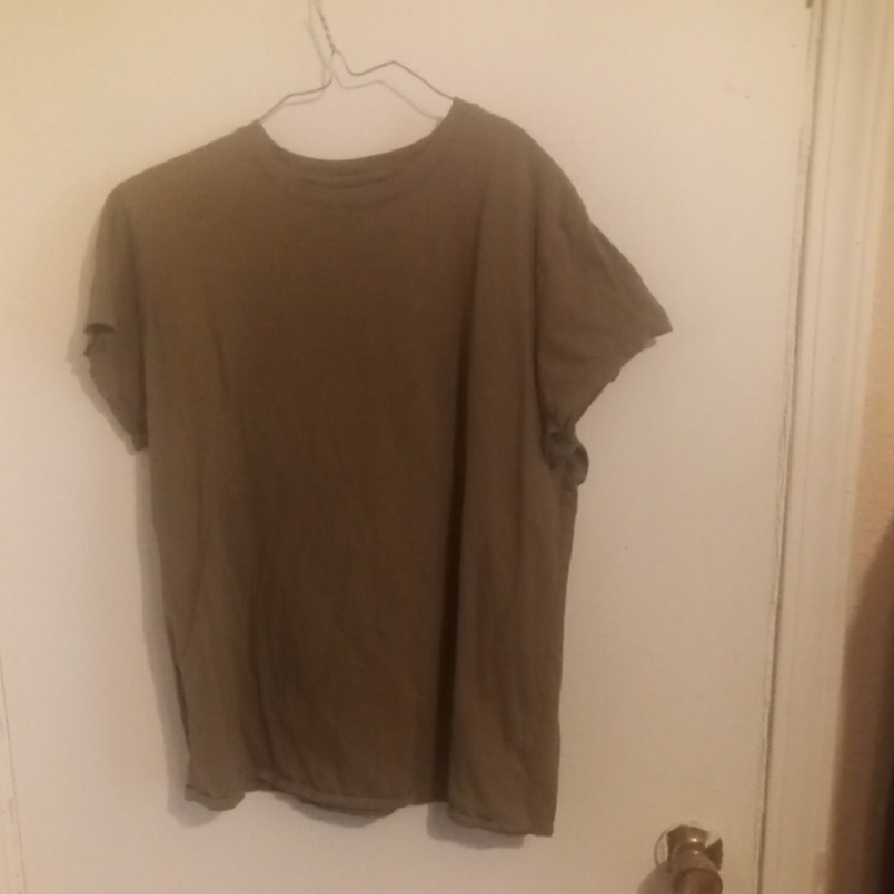 Men's Casual Brown T-Shirt
